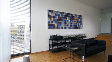 Blick nach hinten auf den individuell bedruckten A700 Absorber