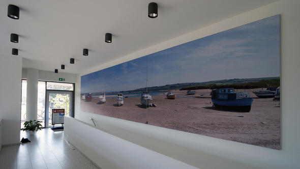 Wandmodul A700 im Treppenbereich