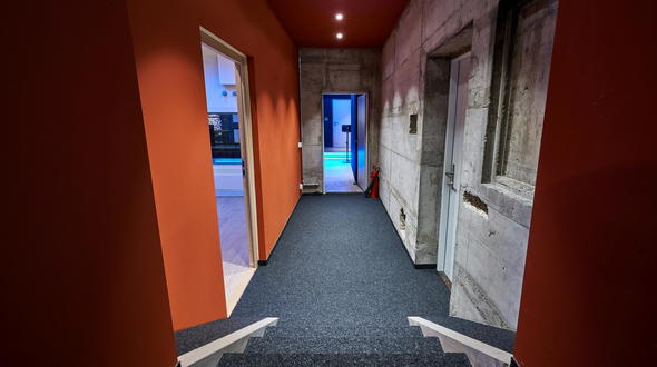 Korridor Studio 2 Bauer Studios Ludwigsburg Foto Steffen Schmid