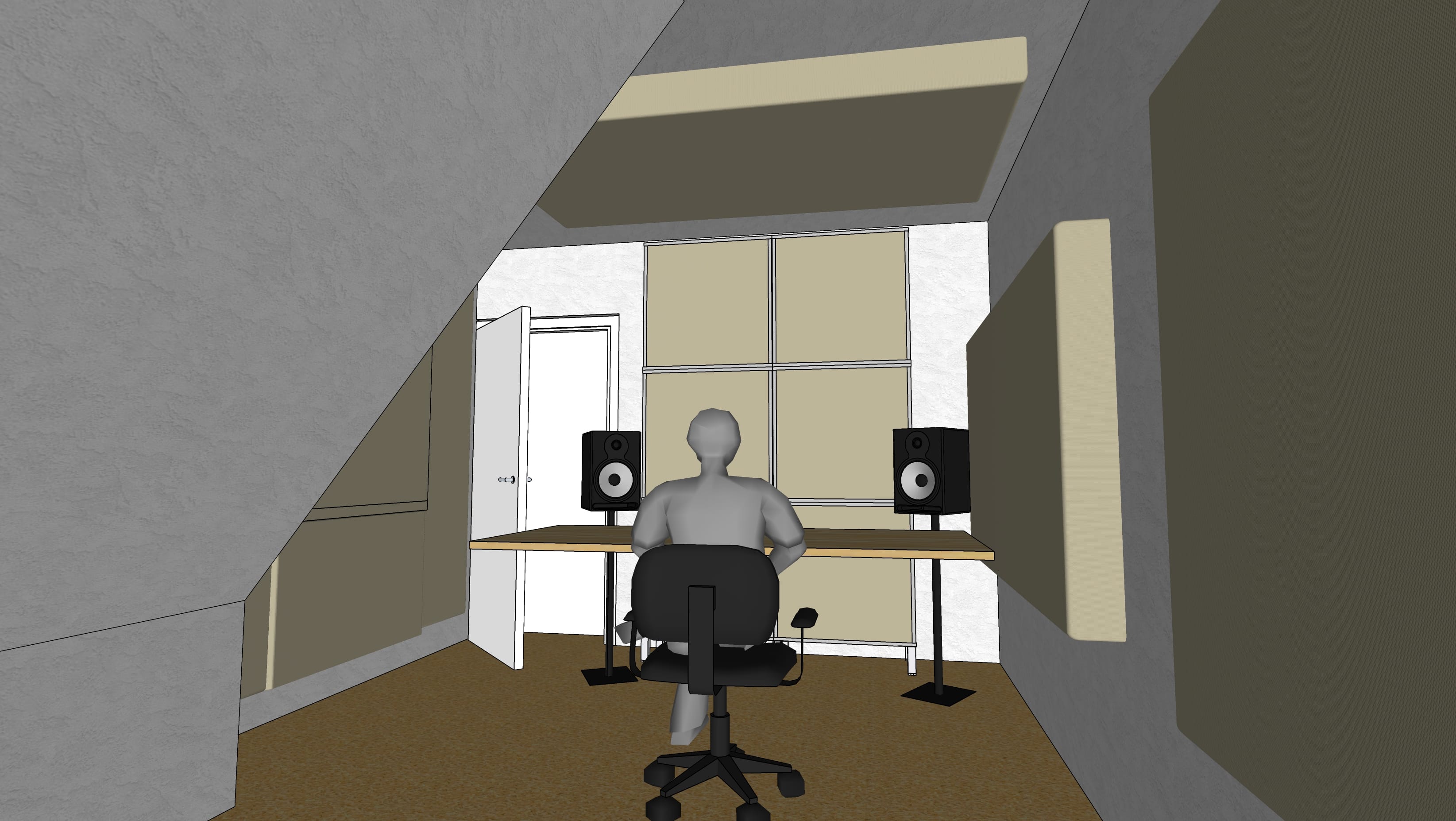 Bild der Stil&Bense Studio CAD Zeichnung erstellt von der mbakustik GmbH
