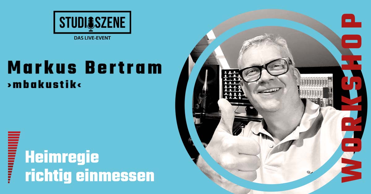 Bild der mbakustik GmbH auf der Studioszene 2022 mit dem Workshop zum Thema Heimregie richtig einmessen.jpg