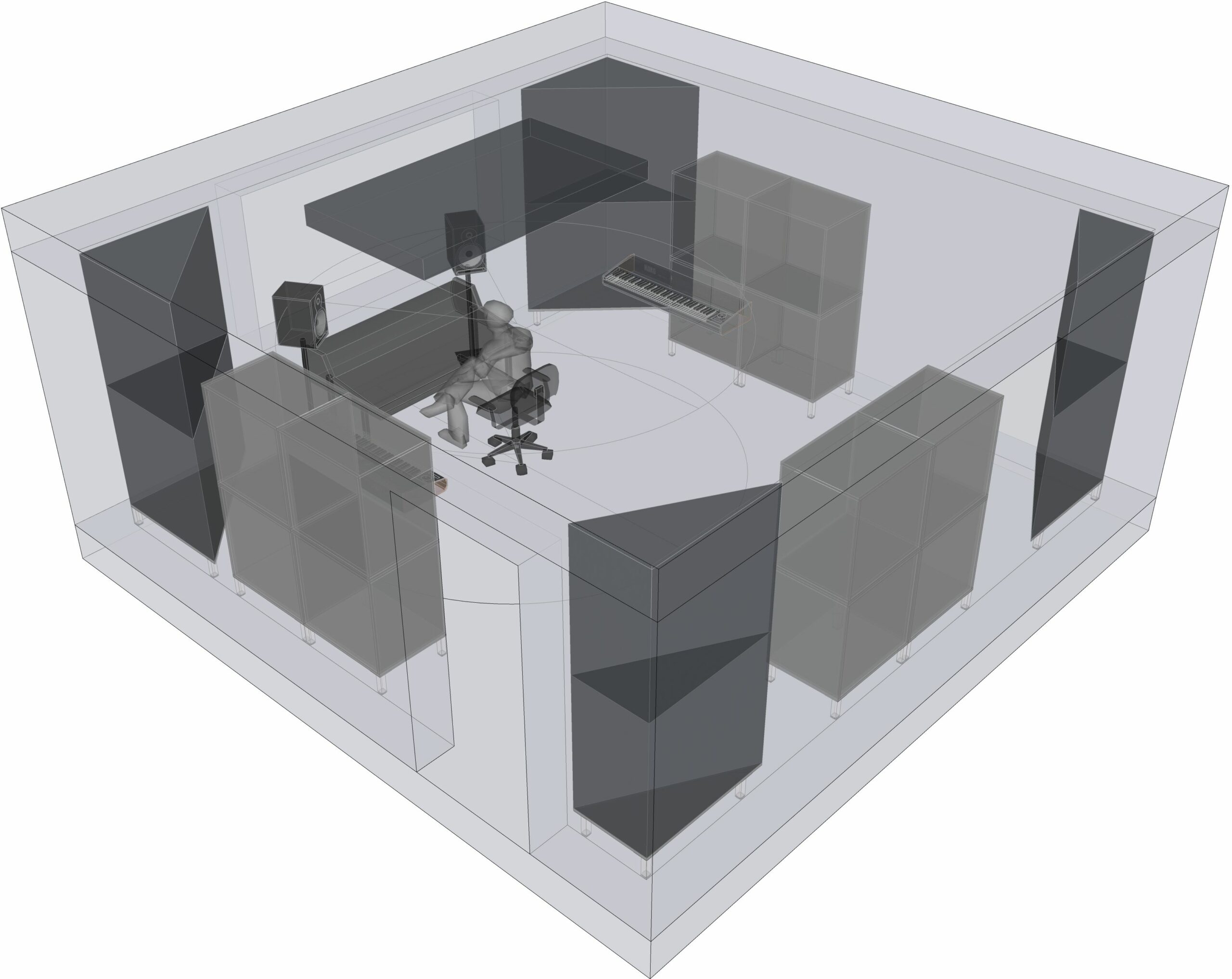 Bild mbakustik GmbH Projekt Futureaudio Studio Entwurf CAD 3D roentgen