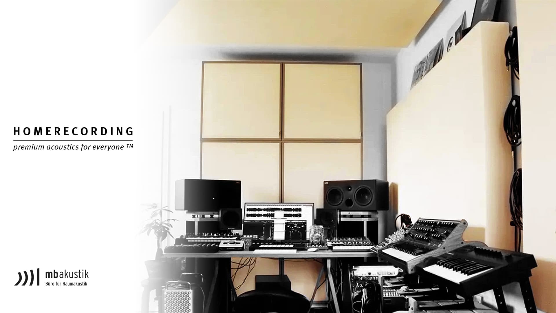 Homerecording Akustikberatung Online-Service Herobild 1