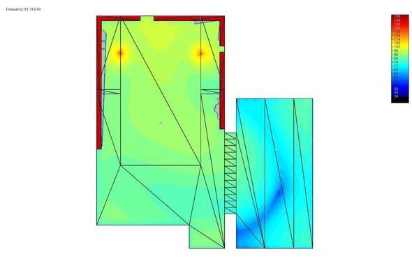 bild_mbakustik_gmbh_akustikprojekt_audite_boundary_elements_method_BEM_schalldruckverteilung_bei_61Hz