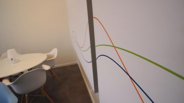 GS Electronic A705 Wandabsorber in der Cafeteria