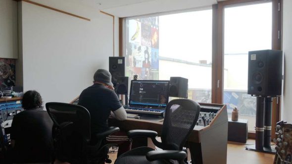 Richard Kruspe (Rammstein) at the hearing test during commissioning 2